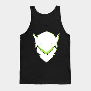 Genji Logo Glitch Effect Tank Top